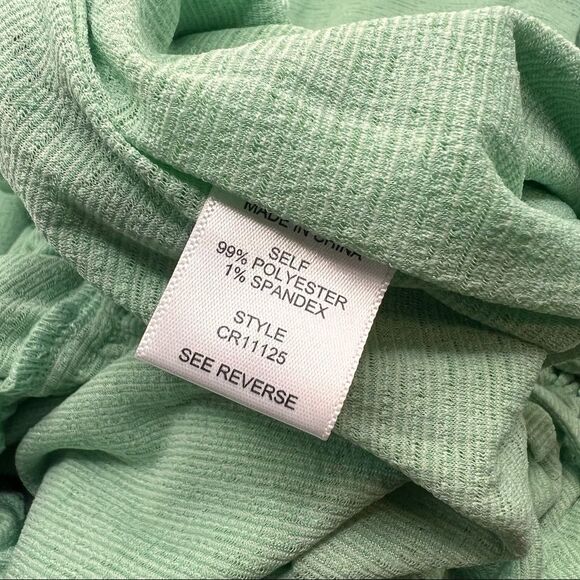 NSR • Women s Knit Pull-On Sleeveless V-Neck Smocked Waist - Picture 6 of 6